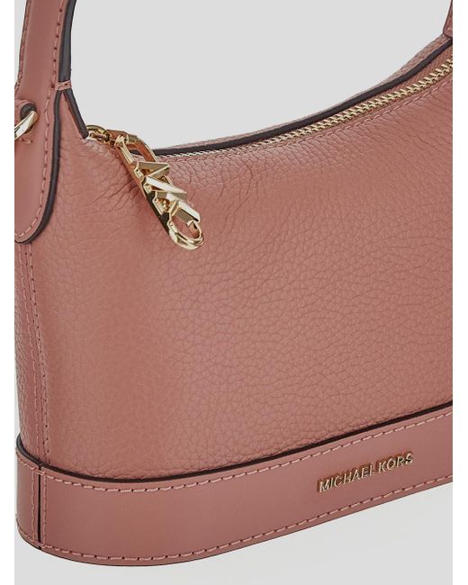 MICHAEL Michael Kors Pink Logo Lettering Shoulder Bag