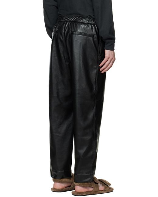 Nanushka Gray Maven Straight Leg Cropped Pants for men