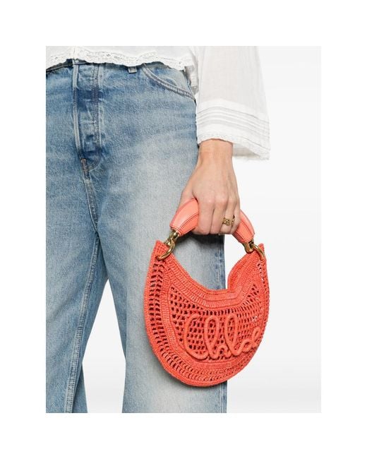 Chloé Pink Chloé Summer Banana Mini Shoulder Bag