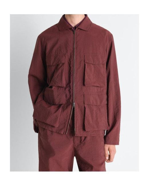 Lemaire Purple 3D Pocket Jacket for men