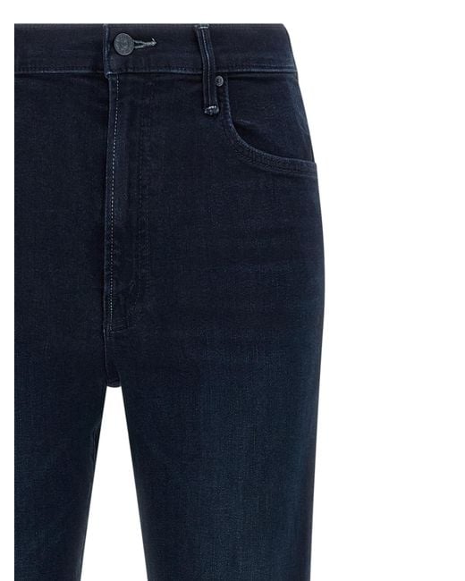 Mother Blue The Mid Rise Smokin Skimp Jeans