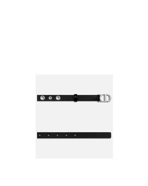 Dior White 30 Montaigne Belt