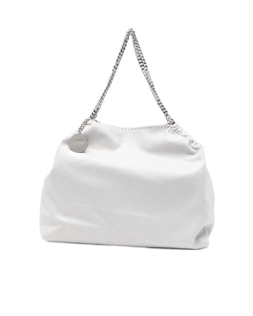 Stella McCartney White Charm Shoulder Bag
