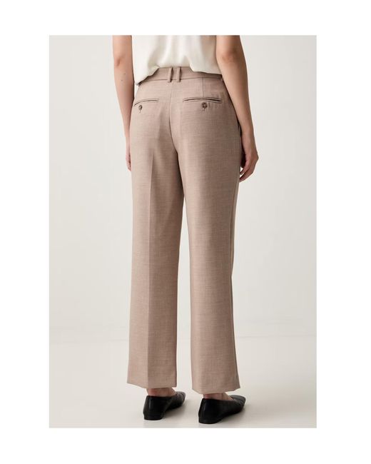 Calvin Klein Natural Straight-Leg Casual Trousers