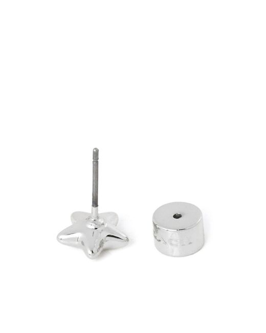 COACH White Star-Shaped Earrings
