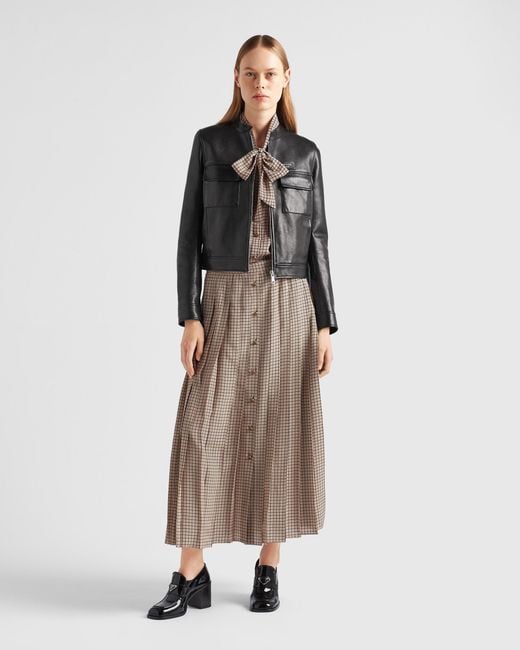 Prada Black Leather Jacket