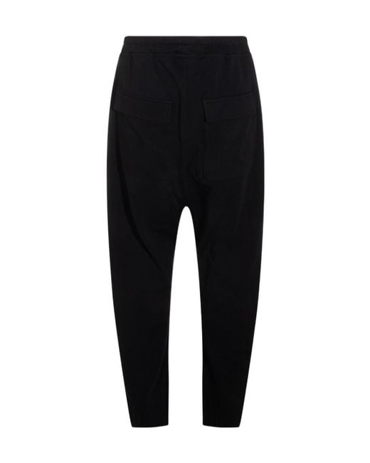 Thom Krom Black Drawstring Relaxed Pants for men