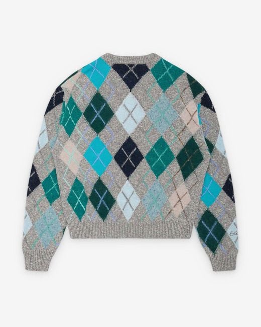 ERL Blue Long-Sleeved Knitwear for men