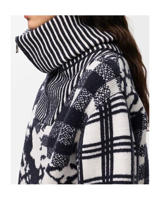 Loewe Blue Zip-Up Sweater