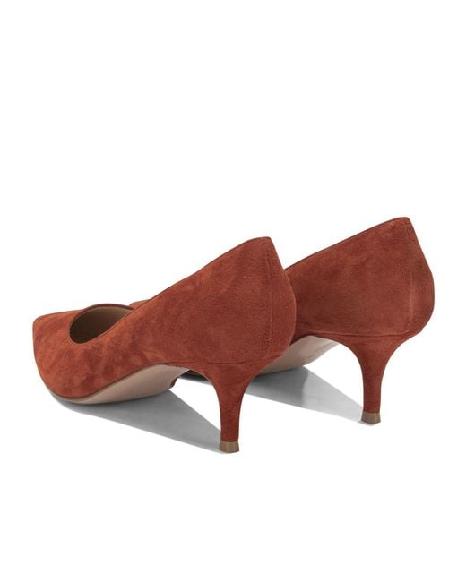 Gianvito Rossi Brown Pointed-Toe High Heels
