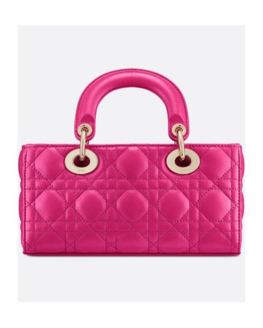 Dior Pink Small Lady D-Joy Bag