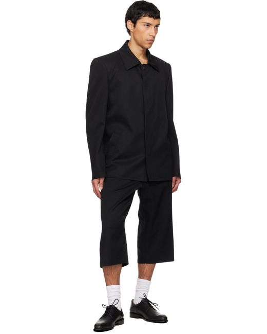 MM6 by Maison Margiela Blue Loose Fit Shorts for men