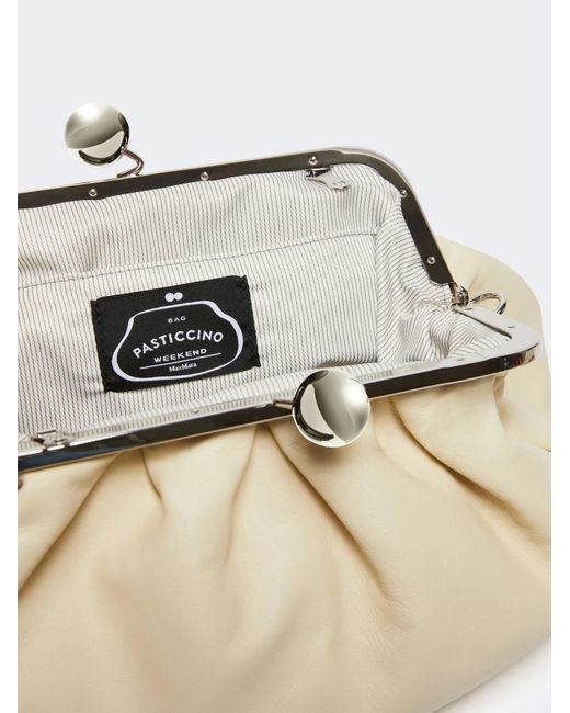 Weekend by Maxmara Natural Medium Pasticcino Chain-Strap Clutch Bag