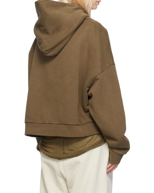 Entire studios Brown Heavy Long Sleeved Hoodie