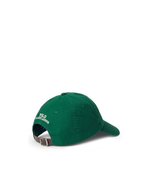 Ralph Lauren Green Logo Baseball Cap