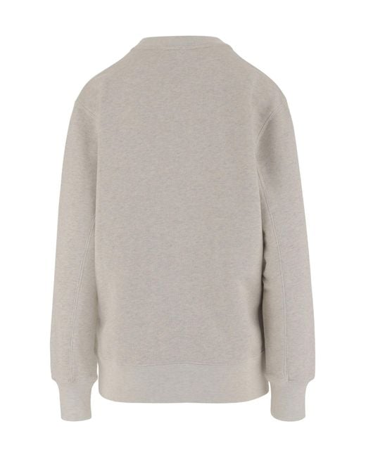 Autry Gray Melange Cotton X Maison Kitsunã Sweatshirt for men