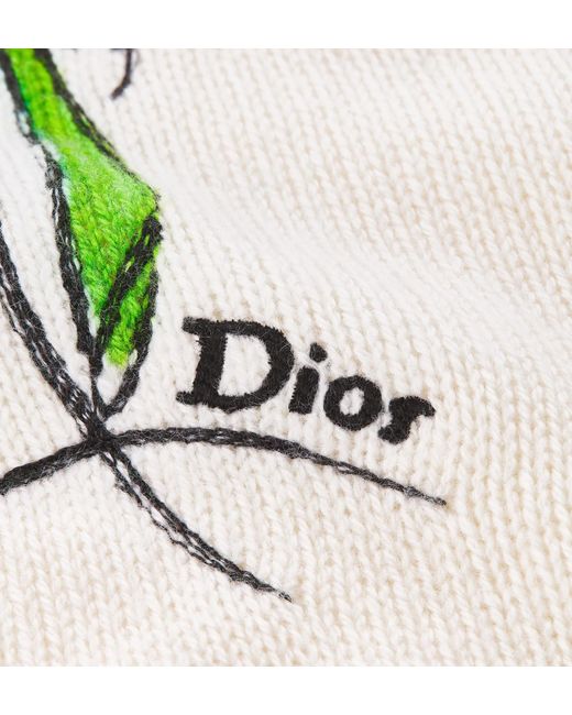 Dior White Iviera Sweater