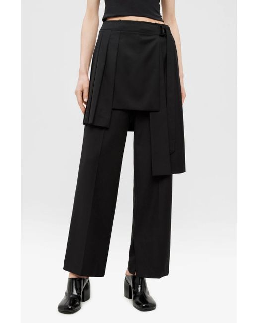Juun.J Gray Double Layered Casual Pants