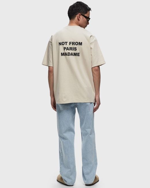 Drole de Monsieur White Drôle De Monsieur Le T-Shirt Slogan T-Shirt for men