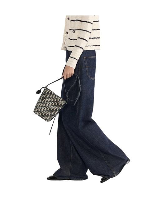 Dior Blue Star Mini Bucket Bag
