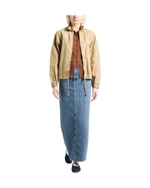 Burberry Natural Simple Hooded Windbreaker