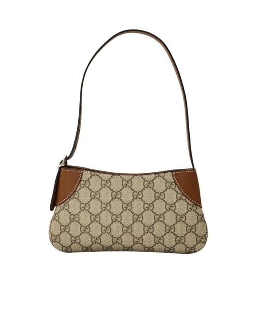 Gucci Metallic Printed Shoulder Bag