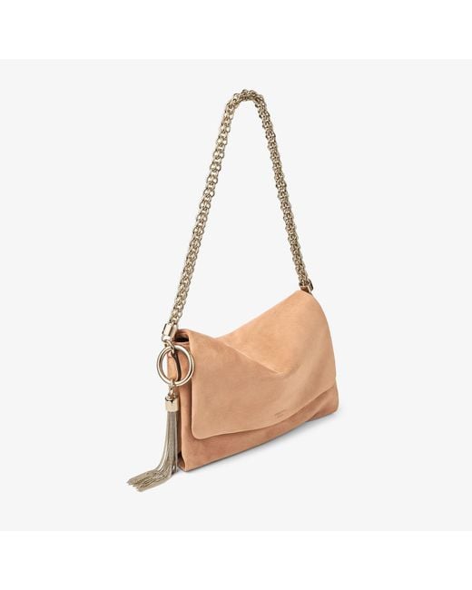 Jimmy Choo White Flap Shoulder Bag