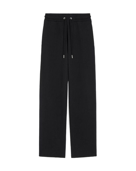 AMI Black Ami Ami De Coeur Drawstring Track Pants