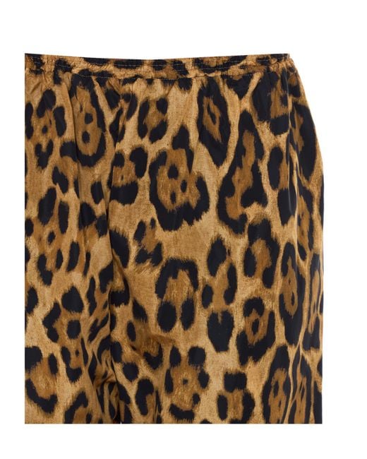 Alaïa Natural Alaïa Animalier Balloon Pants