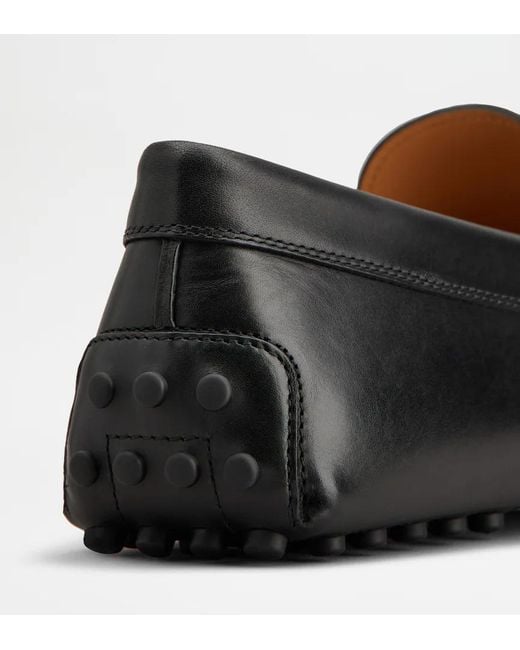 Tod's Black City Gommino Loafers for men