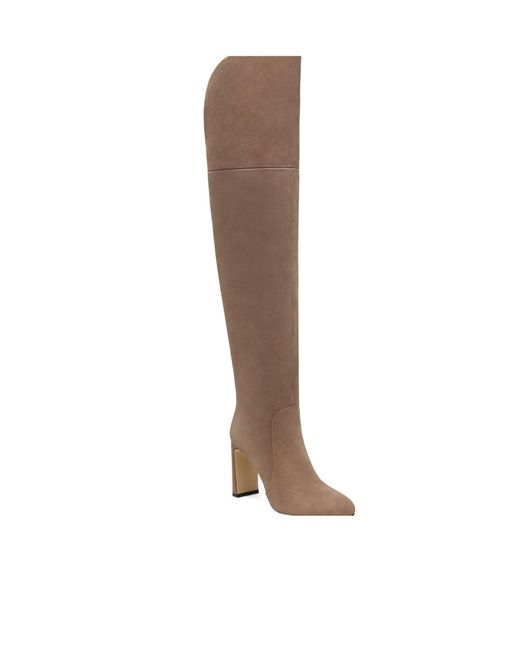 Stuart Weitzman Brown Babette Over-The-Knee Tubo 85