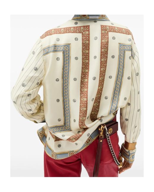 Versace Natural Patterned Shirt