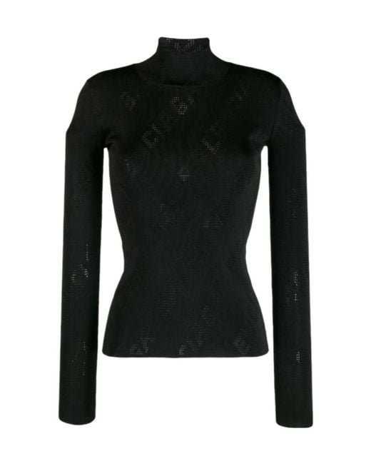 Balenciaga Black High-Necked Sweater