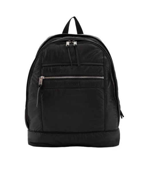 Saint Laurent Black City Nylon Backpack for men