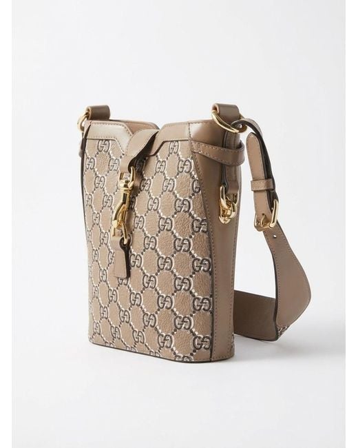 Gucci Natural Mini Gg Bucket Bag