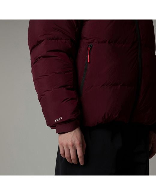 The North Face Red Rmst Himalayan Baltoro Hodoed Down Jacket for men