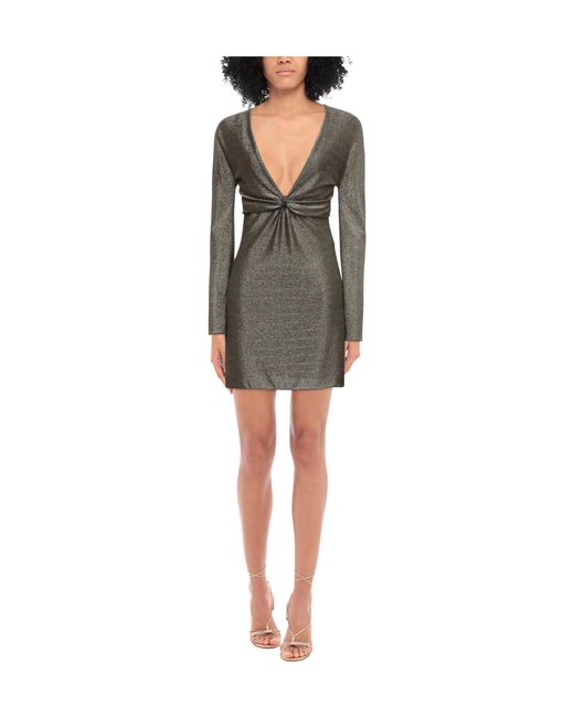 Saint Laurent Gray Short Dresses