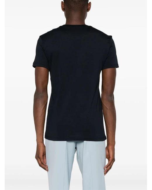 PT01 Black Crew Neck T-Shirt for men