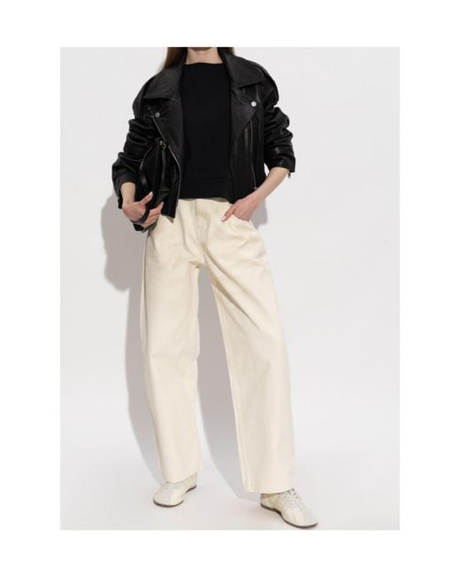Victoria Beckham Black Loose Fit Sweatshirt