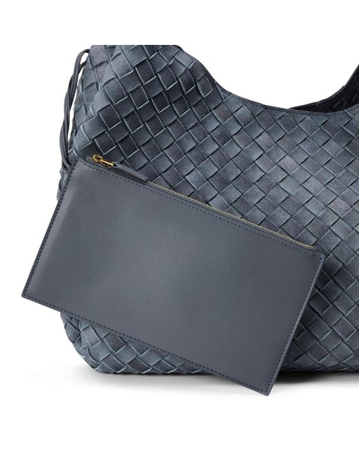 Bottega Veneta Blue Soft Large-Capacity Shoulder Bag