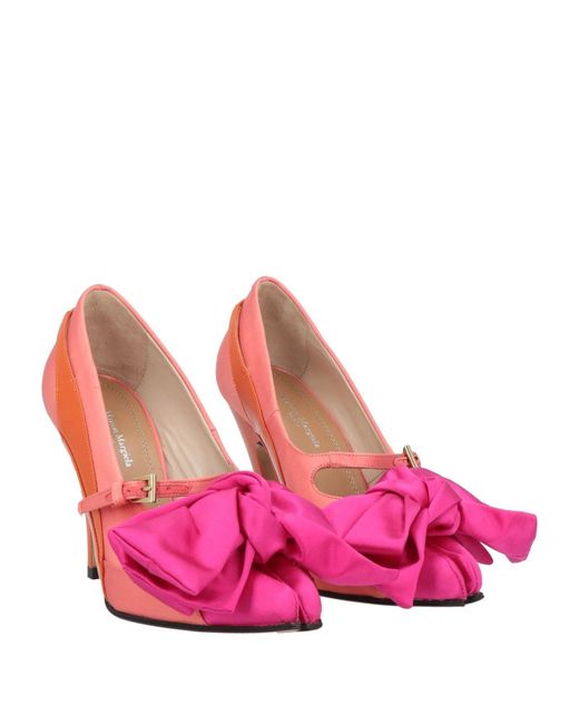Maison Margiela Pink Two-Tone Mary Jane High Heels