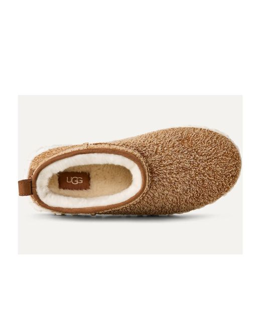 Ugg Brown Classic Ultra Mini Suede Textured Boots for men