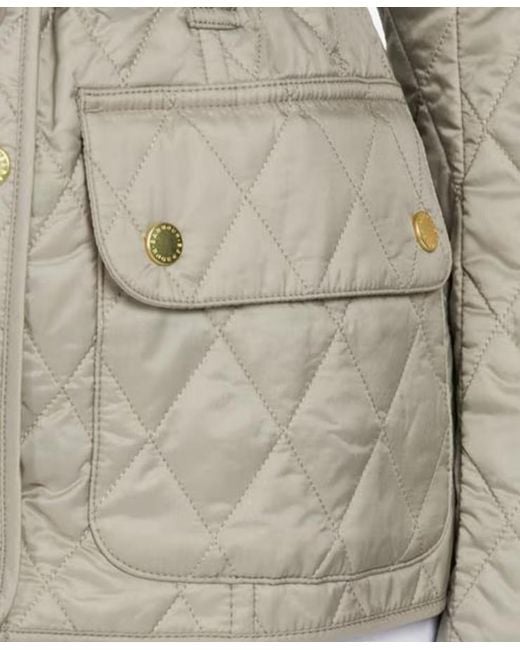 Barbour Gray Quilted Jacket