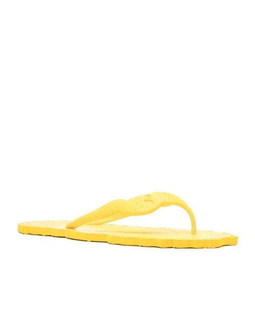 Zimmermann Yellow Seafoam Flip-Flops