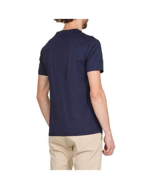 Polo Ralph Lauren Blue Logo Embroidered Crewneck T-Shirt for men
