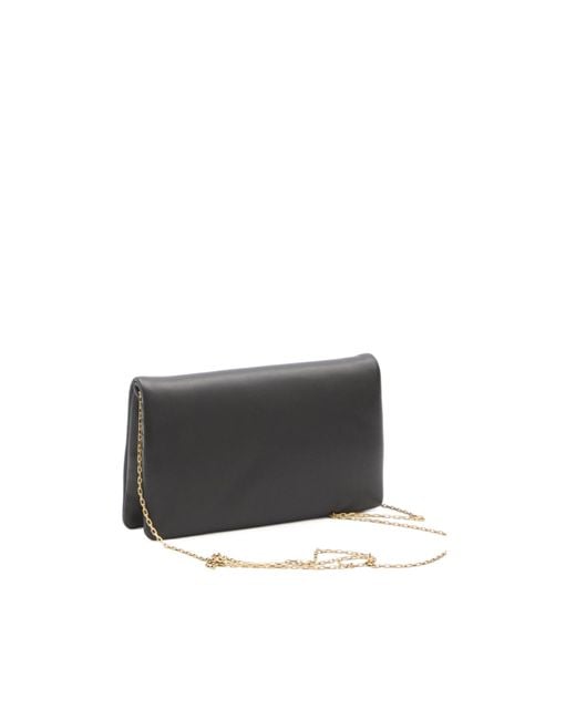 Saint Laurent White Logo Plaque Bi-Fold Wallet