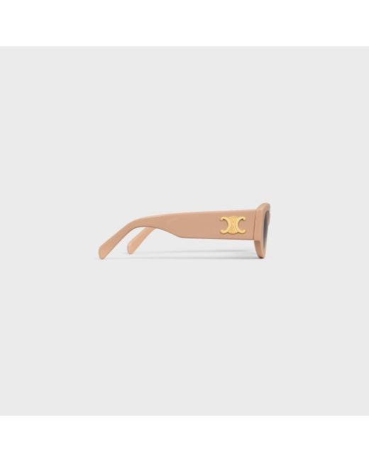 Céline White Triomphe 15 Sunglasses