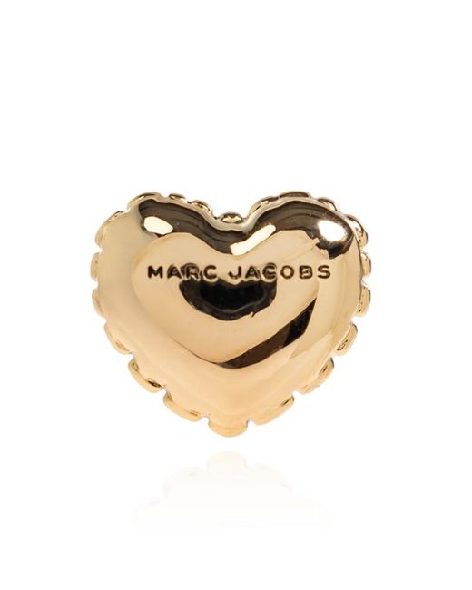 Marc Jacobs Metallic The Heart Balloon Stud Earrings