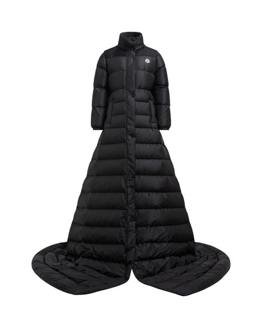 Moncler Black Verone Down Long Coat