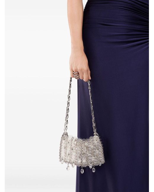 Rabanne White Rabanne 1969 Nano Crystal Resin Shoulder Bag